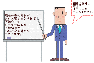 クロス壁紙張替え｜ご確認事項